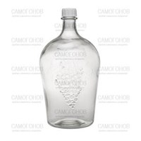 Бутыль стеклянная «Виноград», 4,5 л