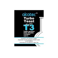 Дрожжи спиртовые "Alcotec", "Turbo Yeast Classic T3", 120 г