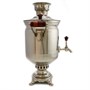 Самовар жаровый на дровах "Оригинальный" 5 л никелированный 3782